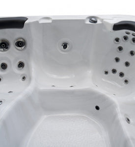 Sorrento 5 Seat (2 Lounger) Luxury Hot Tub Spa | Plug &amp; Play Hot Tubs