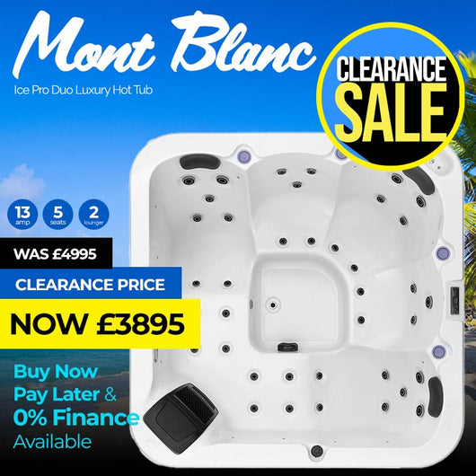 Mont Blanc Ice Pro Duo Super Luxury 5 Seat Hot Tub Spa | Plug & Play Hot Tubs