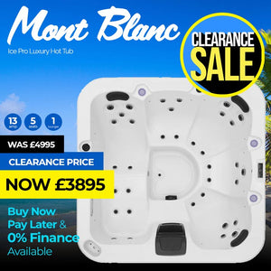 Mont Blanc Ice Pro Super Luxury 5 Seat Hot Tub Spa | Plug &amp; Play Hot Tubs