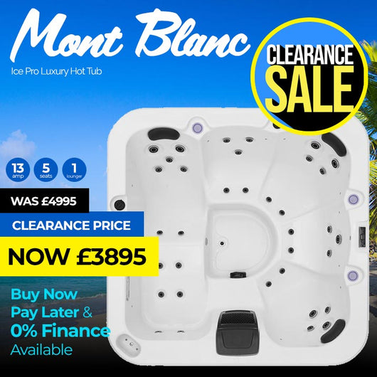 Mont Blanc Ice Pro Super Luxury 5 Seat Hot Tub Spa | Plug & Play Hot Tubs
